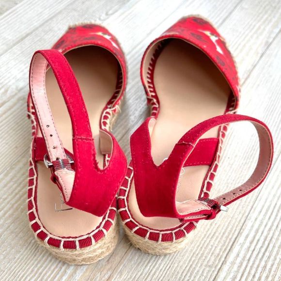 NEW Franco Sarto Lariza Rose Print Espadrilles | Size 7.5 - Picture 5 of 6